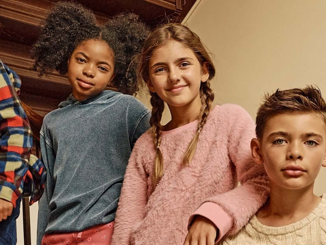 kids in fall outfits