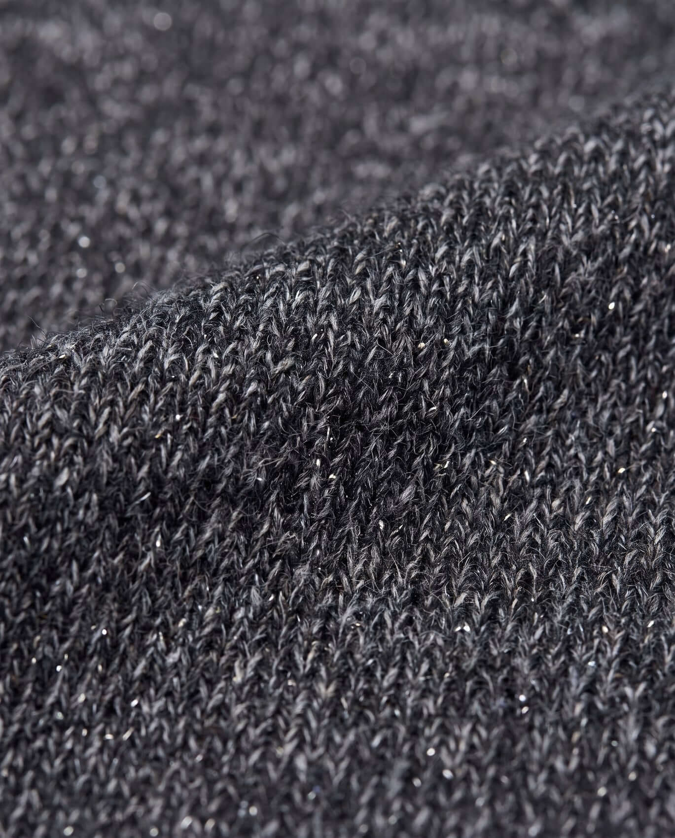 Close-up of black textured fabric