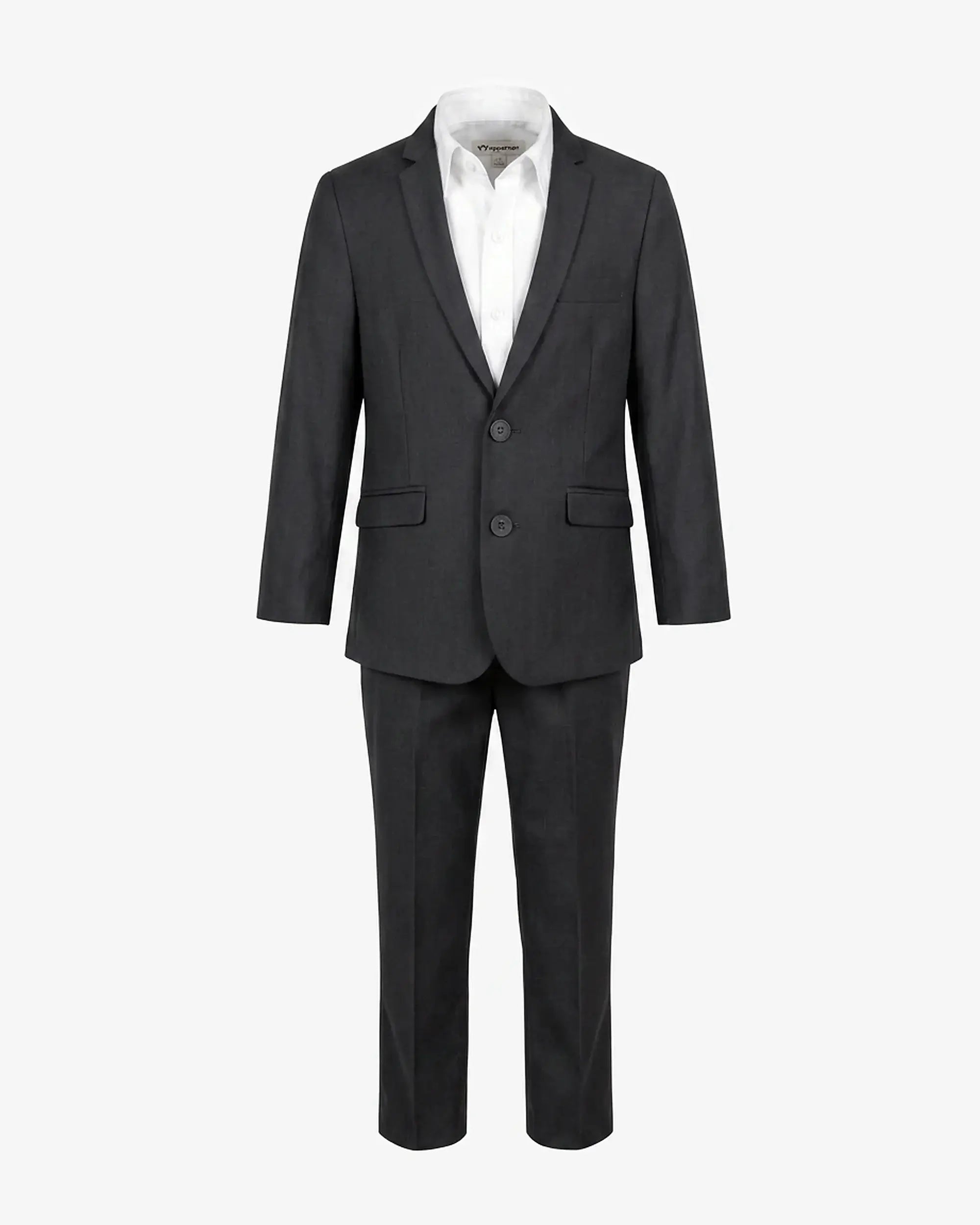 Vintage Black Mod Suit — front