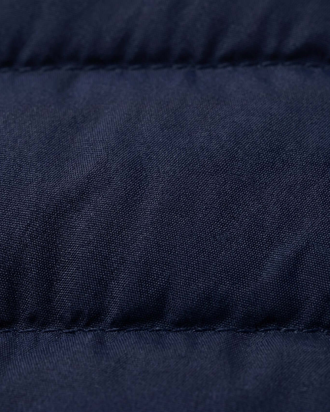 Close-up of a dark blue textured fabric surface