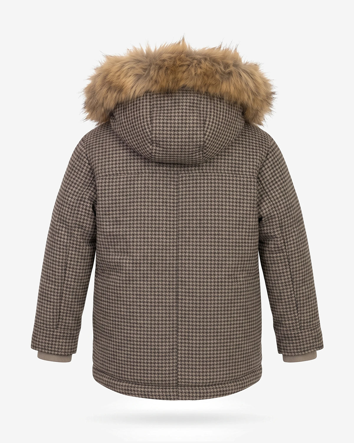 Houndstooth Denali Down Coat — back