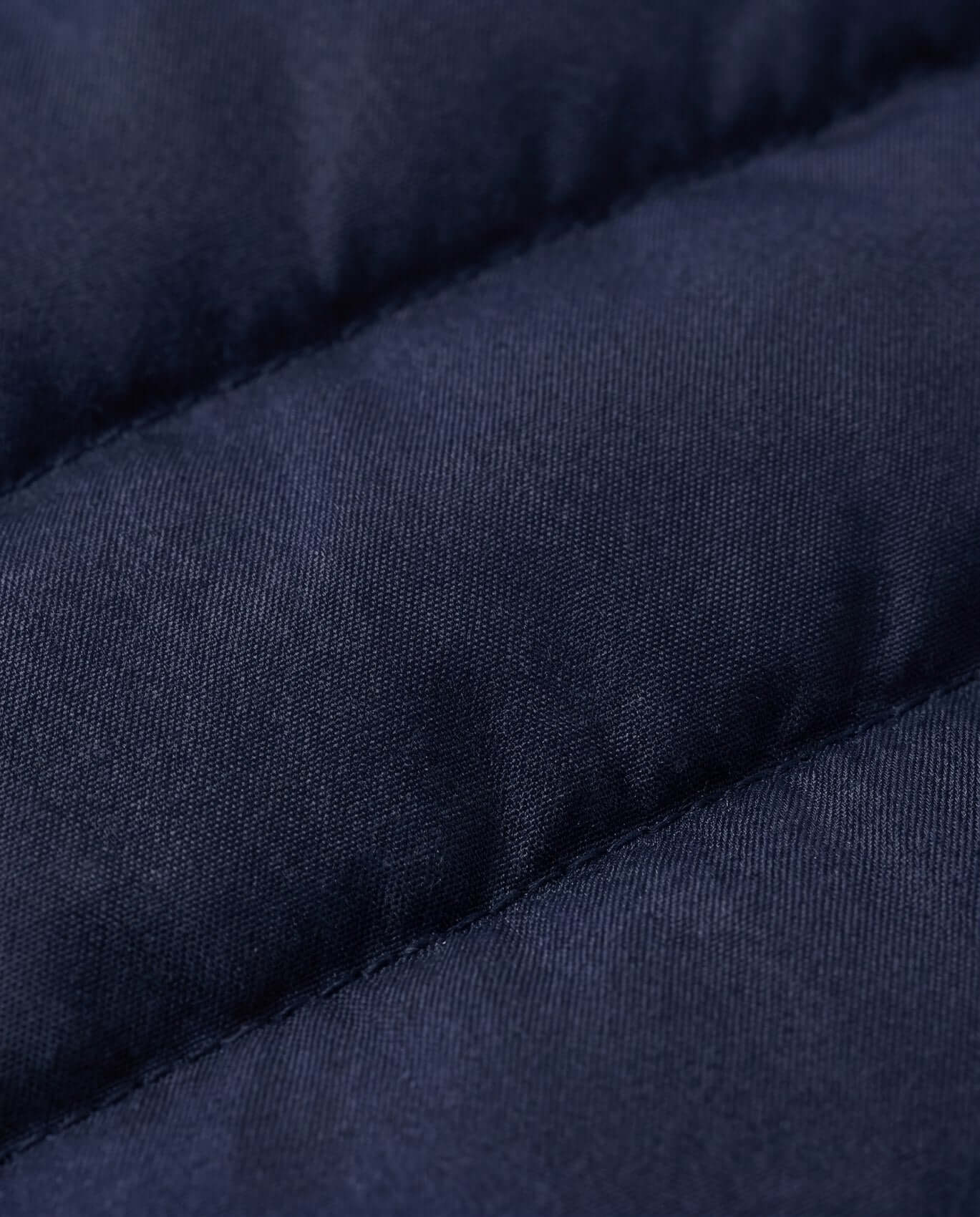 Close-up of dark blue fabric texture