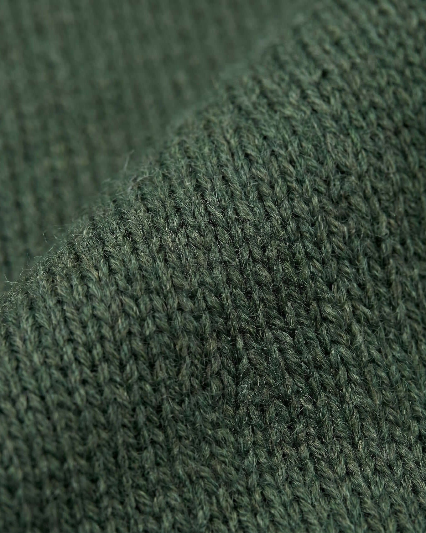 Close-up of green textured fabric