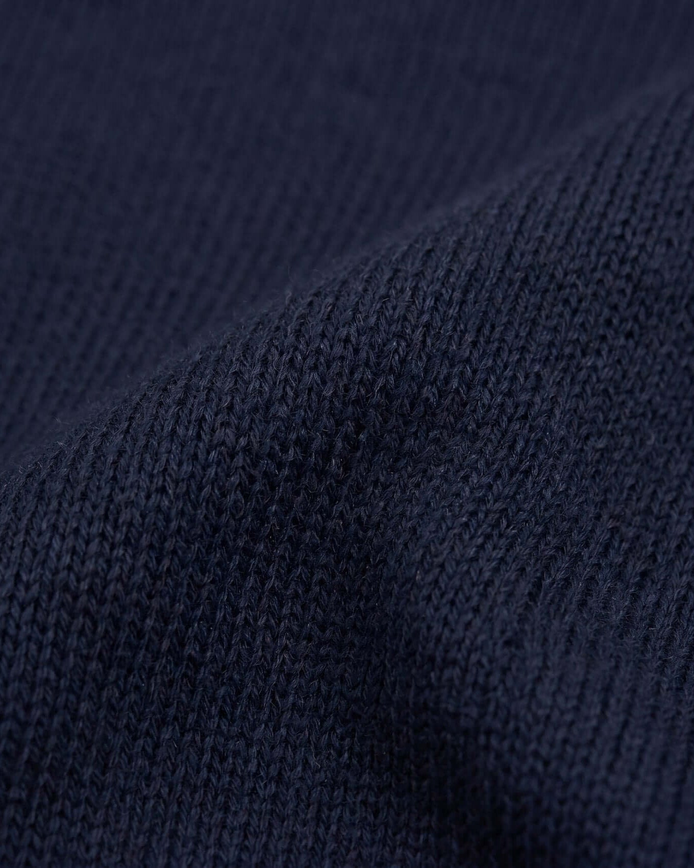 Close-up of dark blue fabric texture