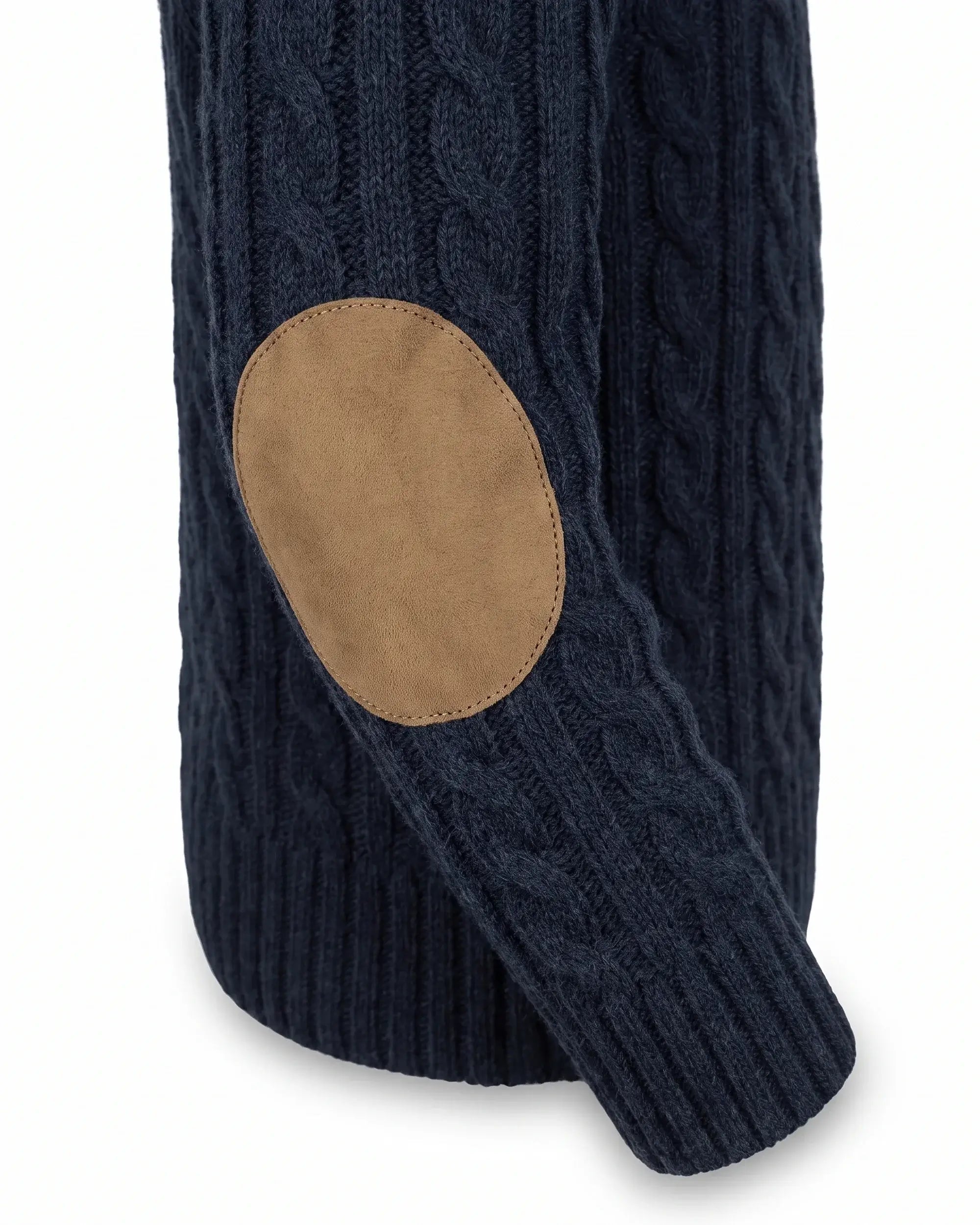 Navy Blue Fisherman Sweater — detail1