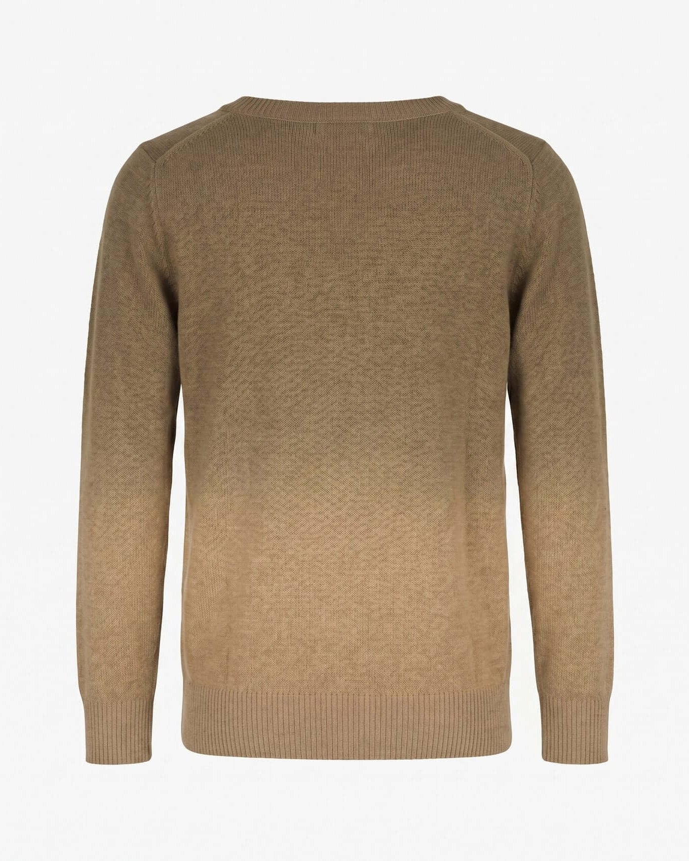 Brown sweater on a white background