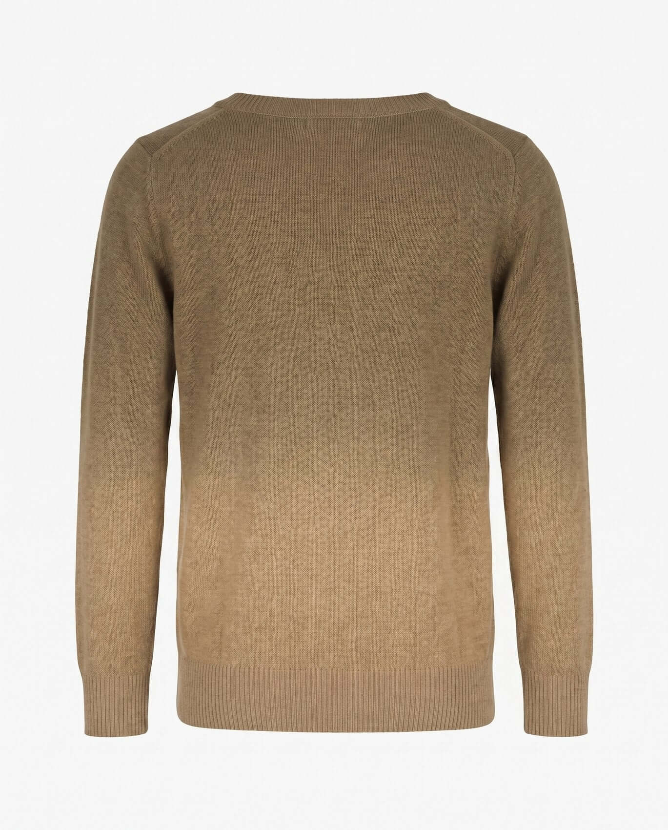 Brown sweater on a white background