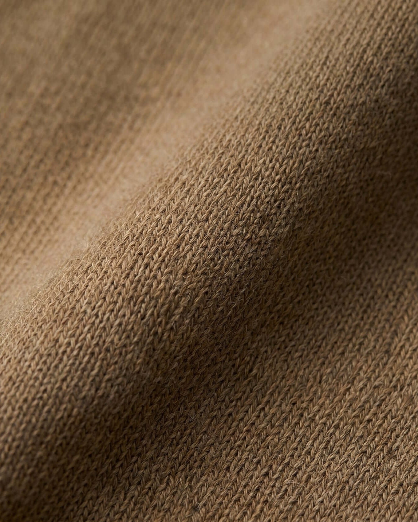 Close-up of brown fabric texture