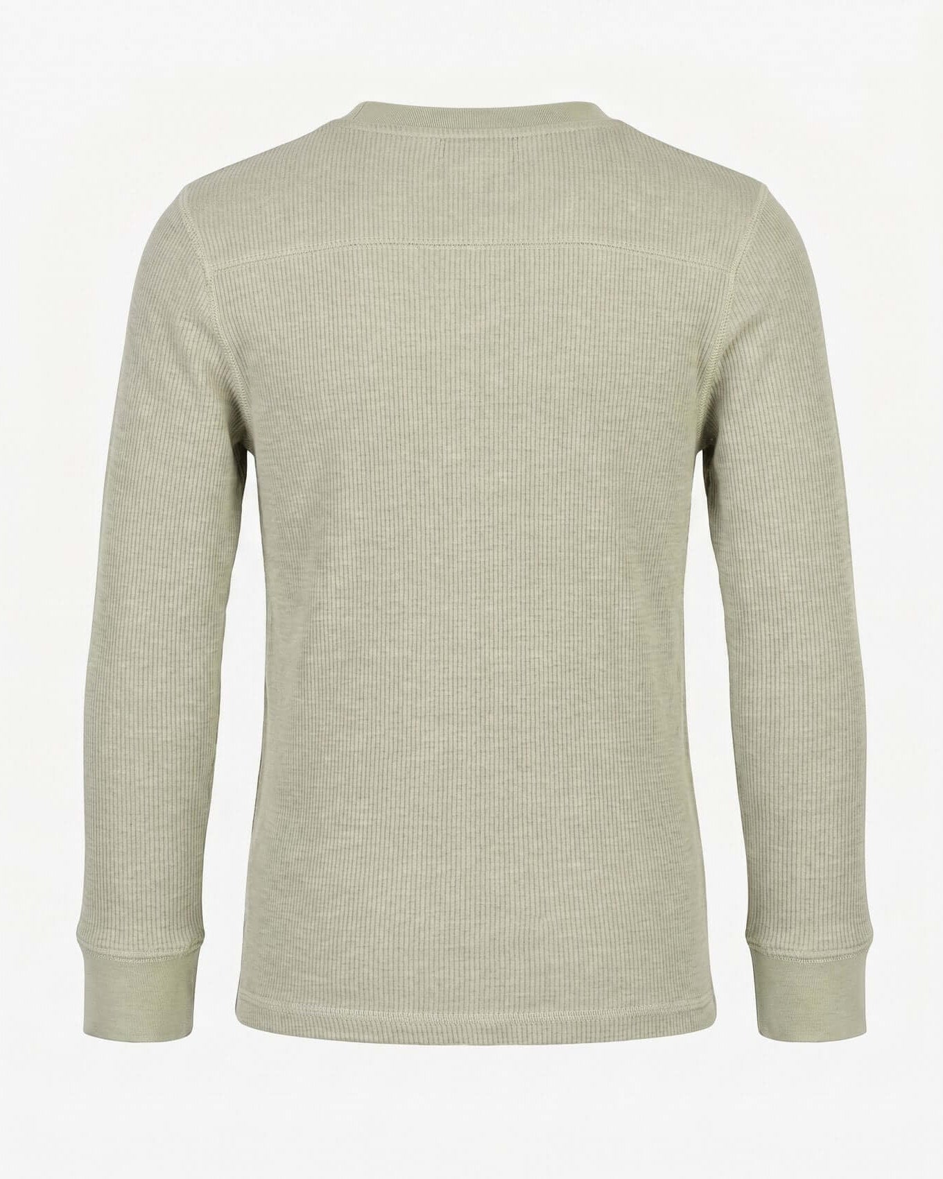 Beige long-sleeve shirt on a white background