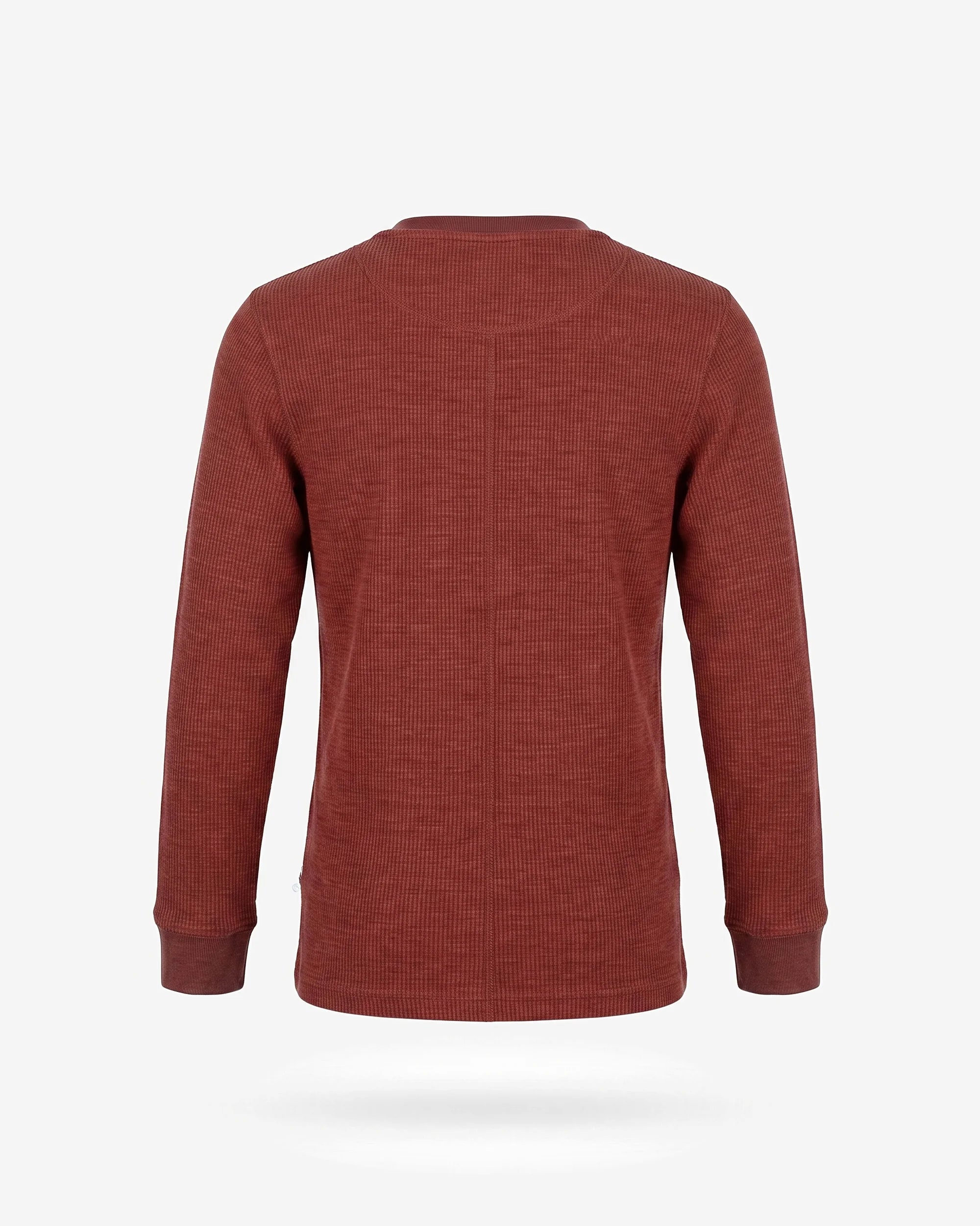 Tomato Craftsman Thermal Henley — back