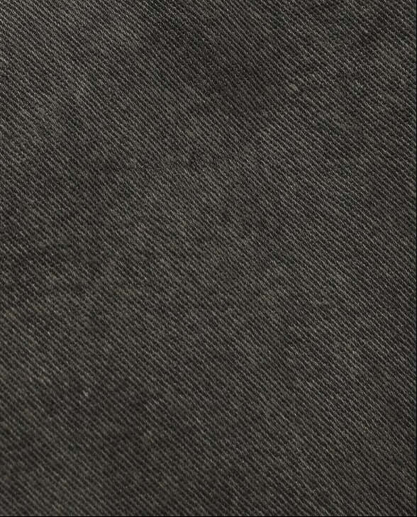Close-up of dark gray textured fabric