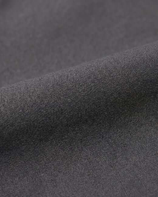 Close-up of dark gray fabric texture