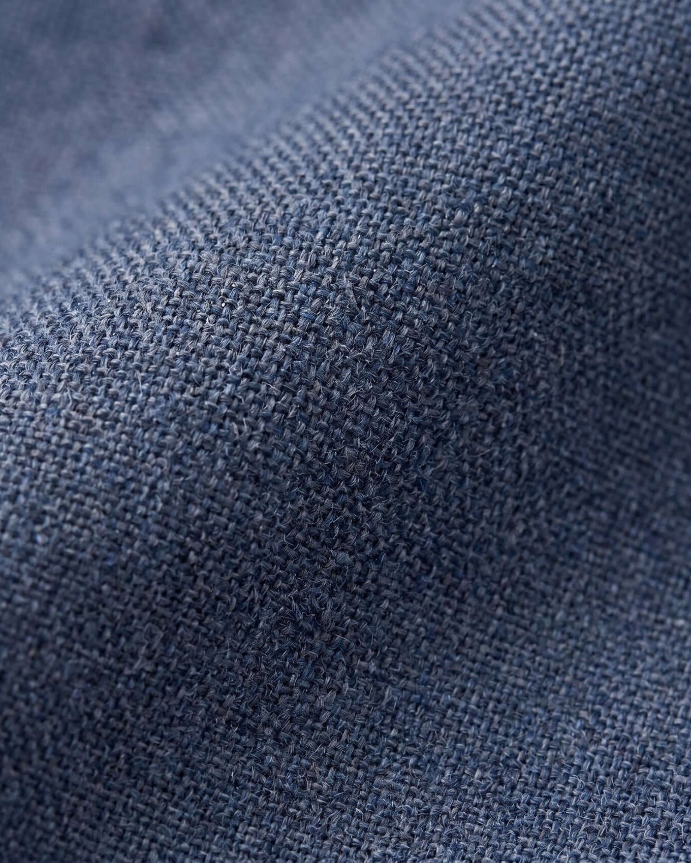 Close-up of blue fabric texture