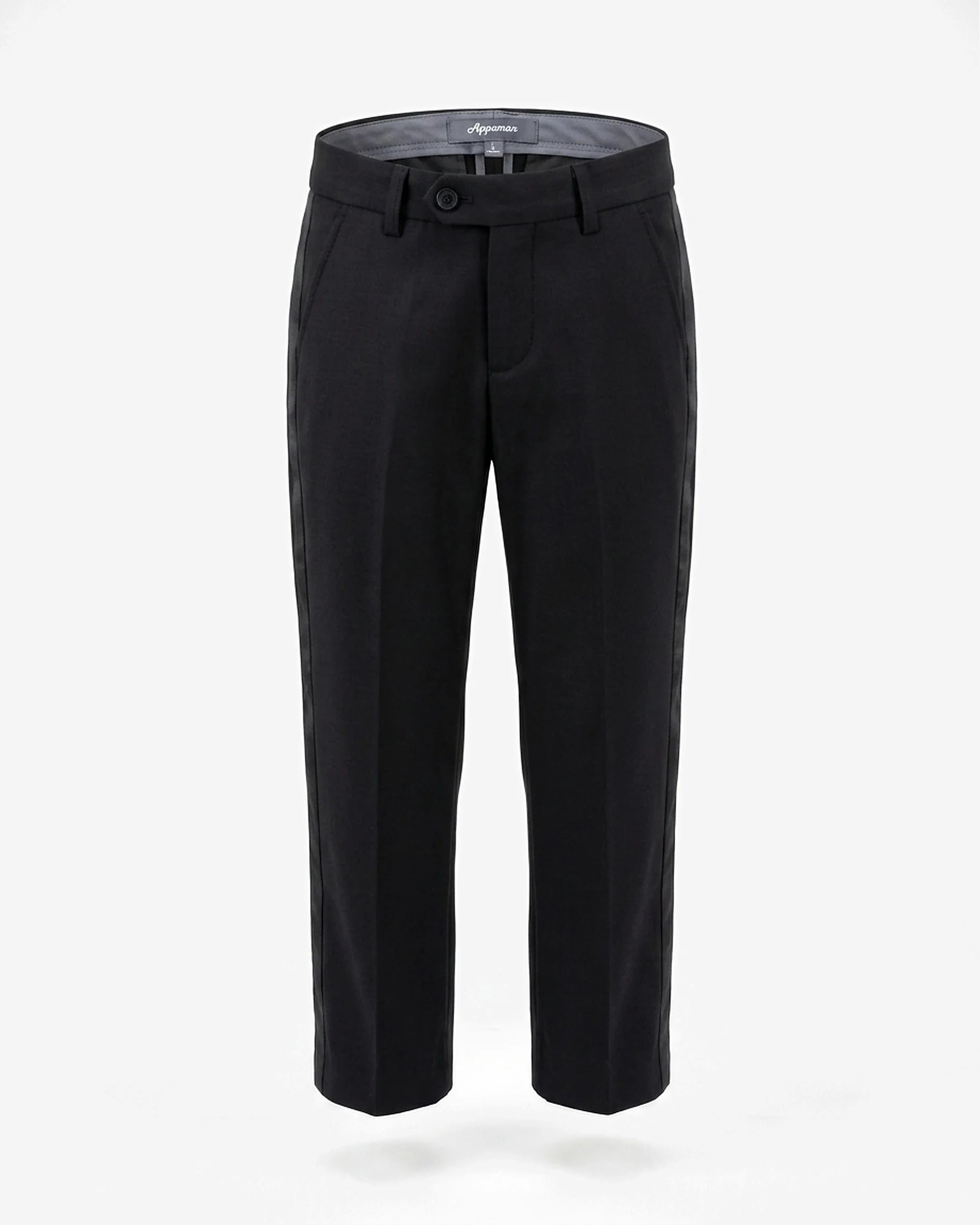 Black Tuxedo Pants — front