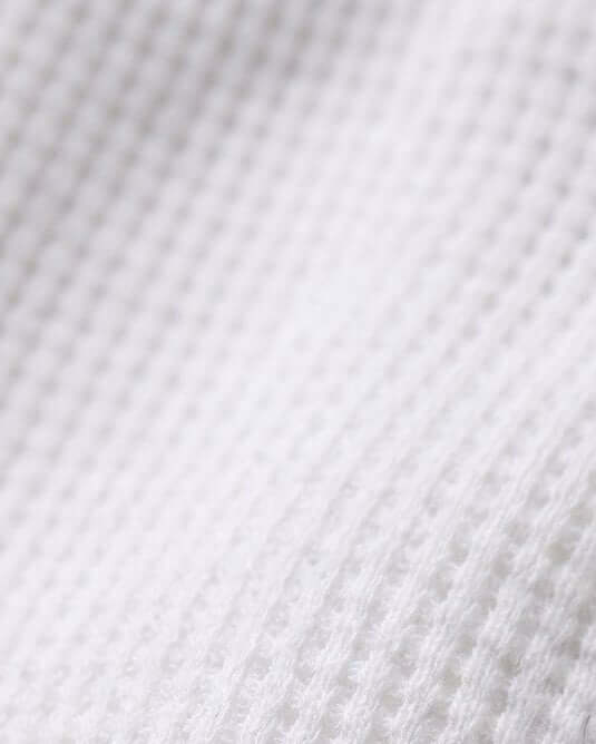 Close-up of white fabric texture