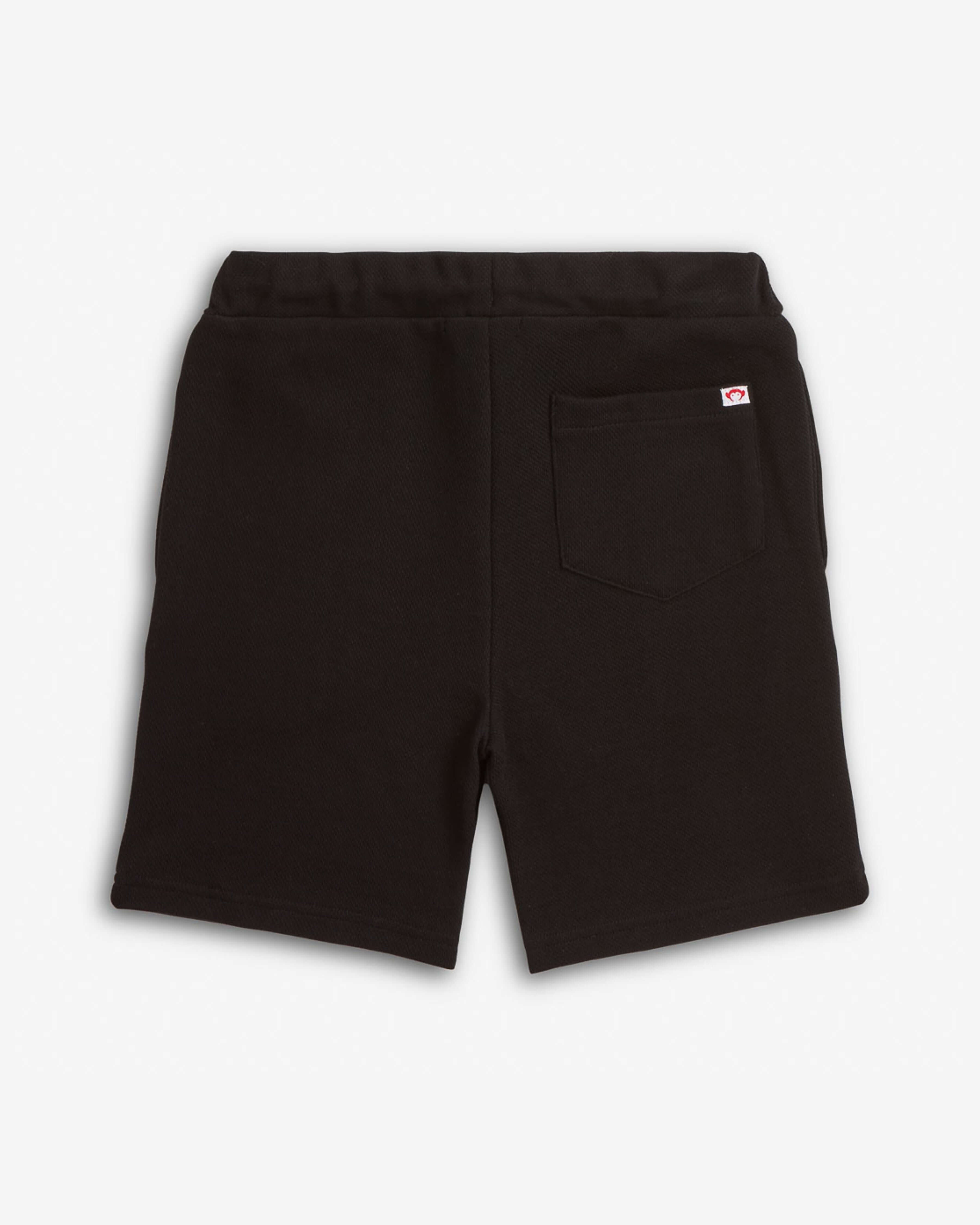 Back view of Black Sea Breeze Shorts, a high quality kids' clothing essential for summer and active play.