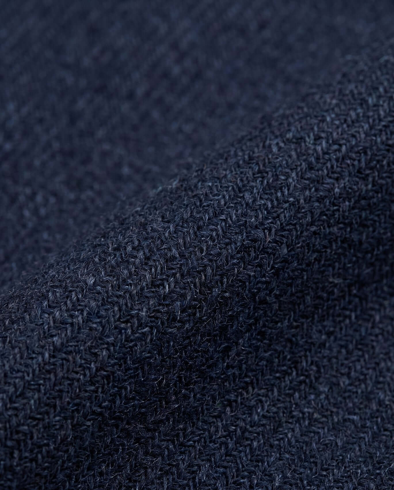 Close-up of dark blue fabric texture