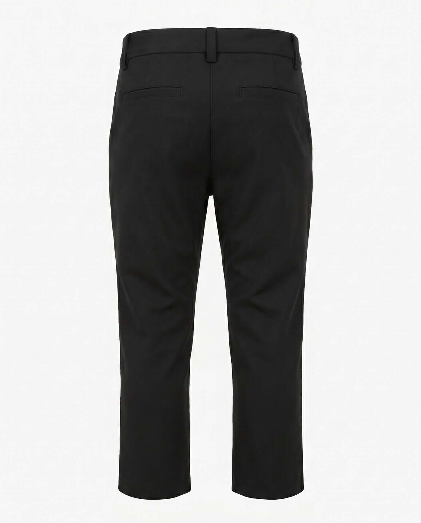 Black pants on a white background