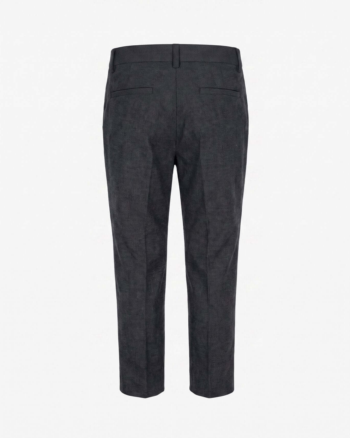 Dark gray pants on a white background
