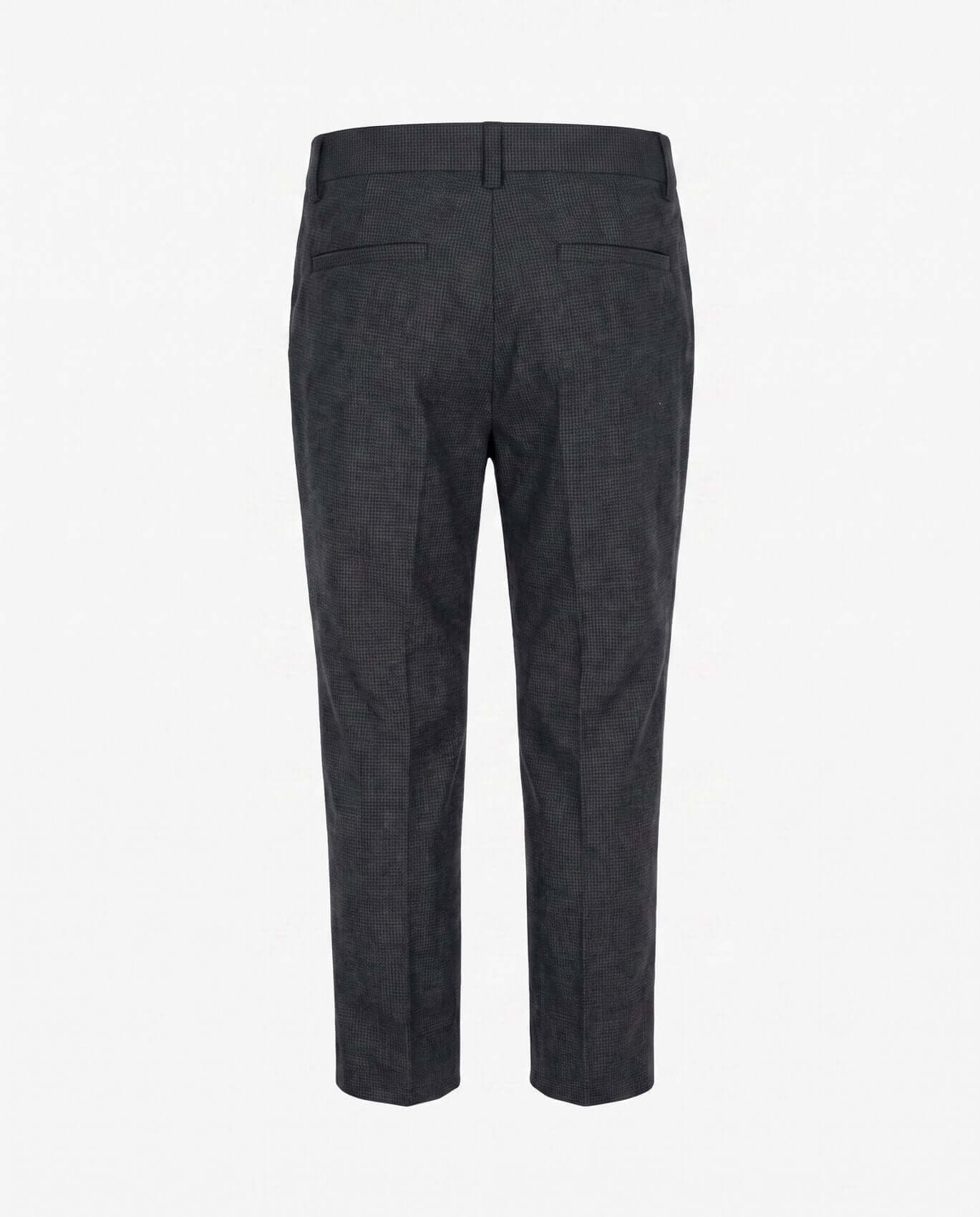 Dark gray pants on a white background