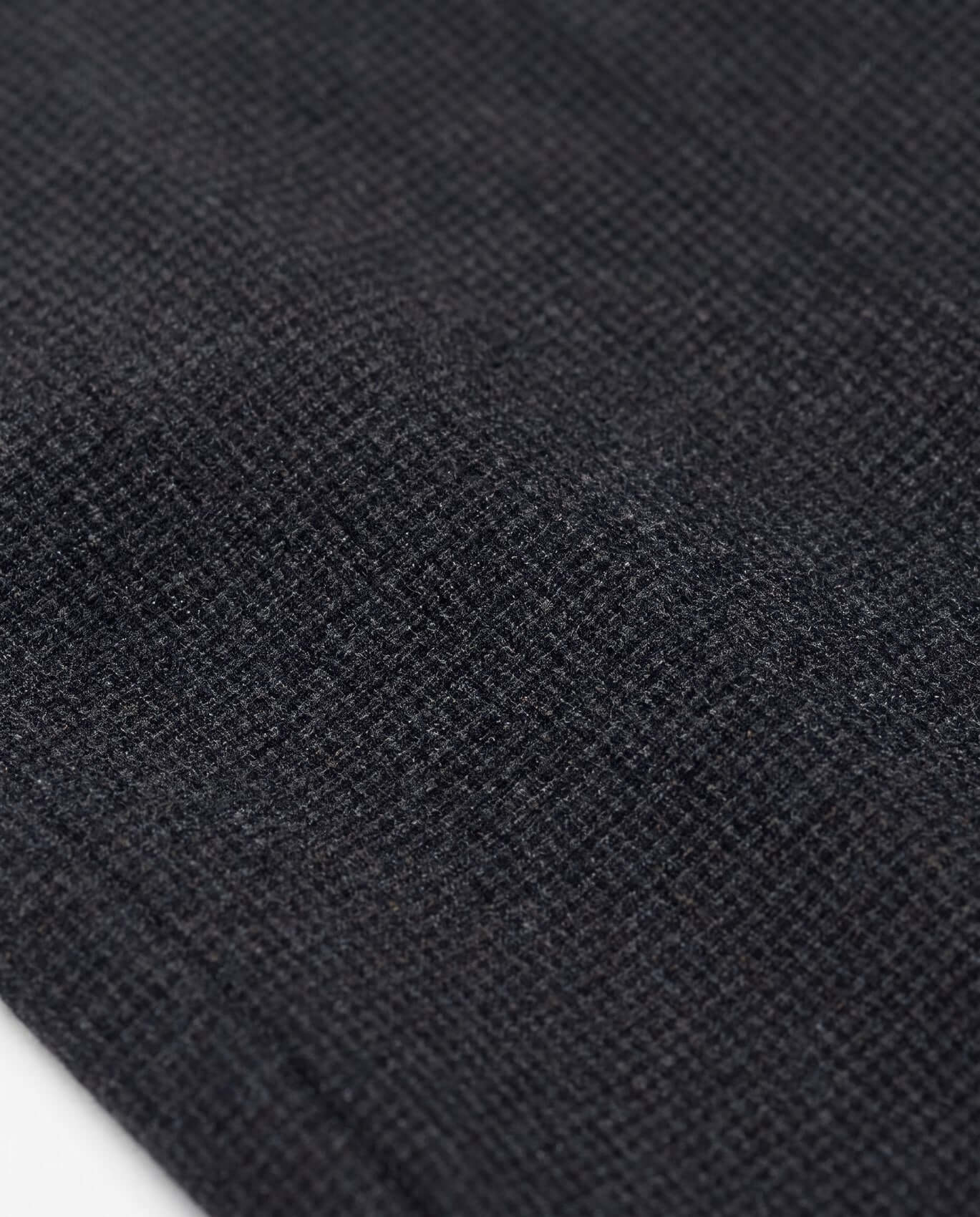 Close-up of black fabric texture