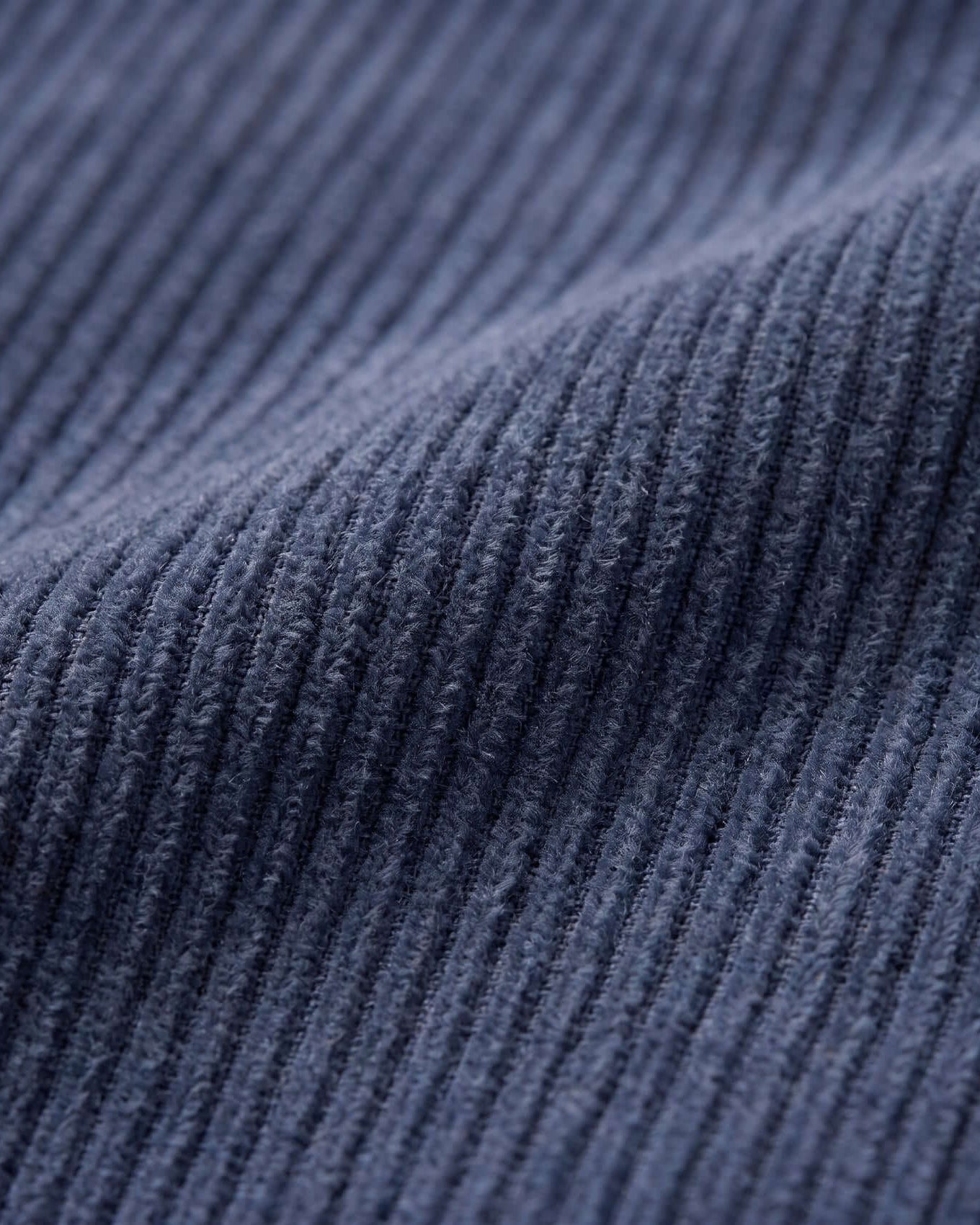 Close-up of blue textured fabric