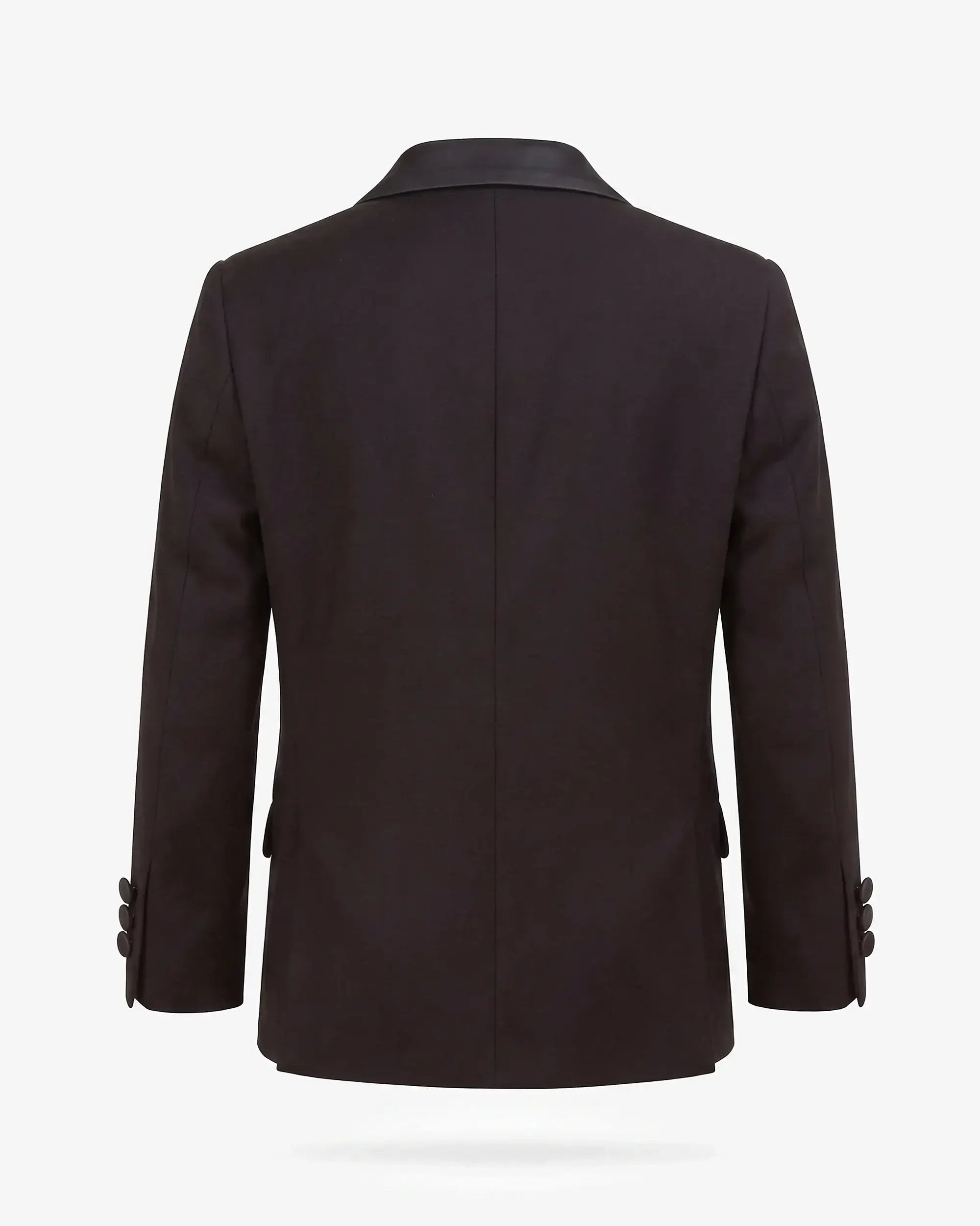 Black Tuxedo Suit Jacket — back
