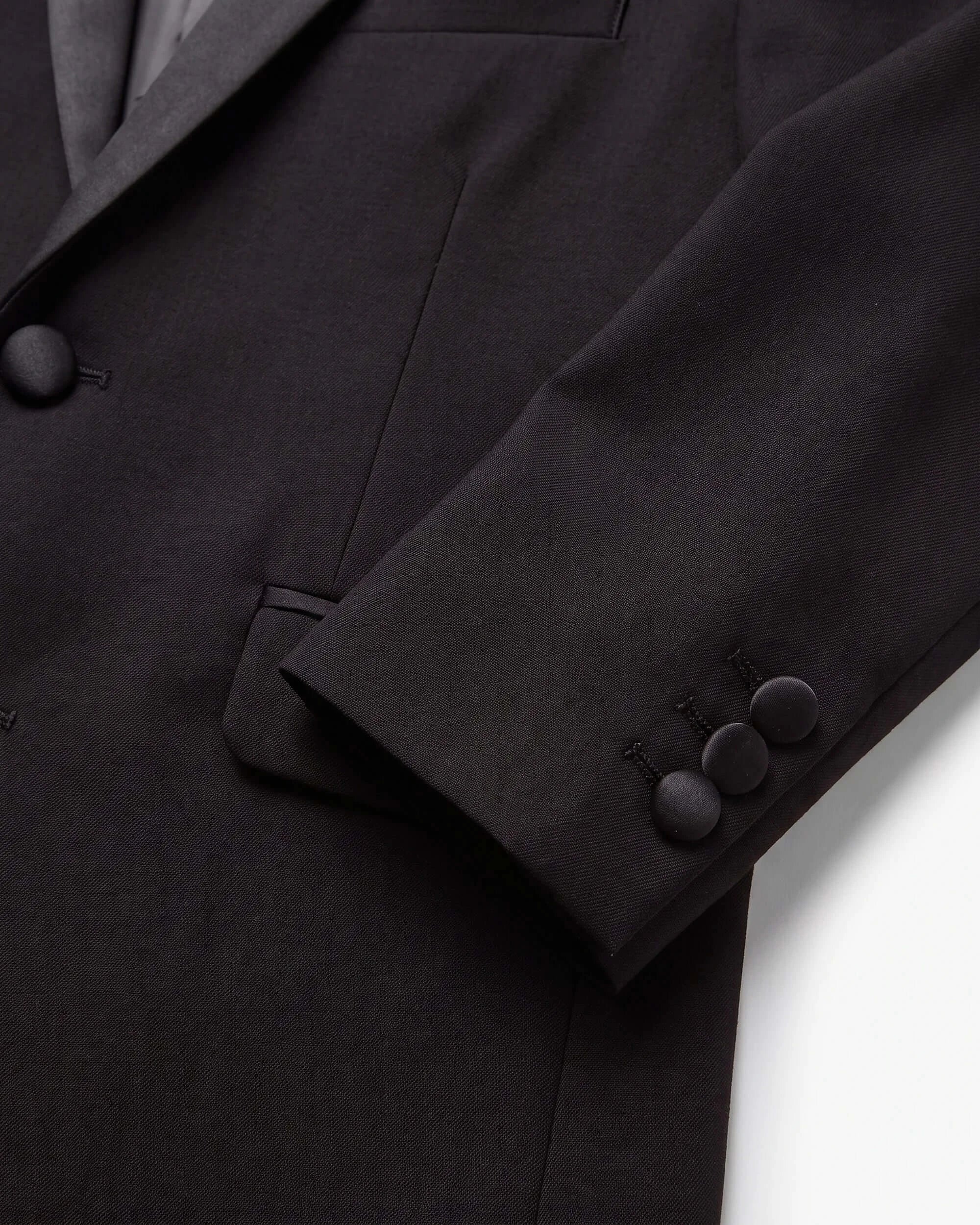 Black Tuxedo Suit Jacket — detail1