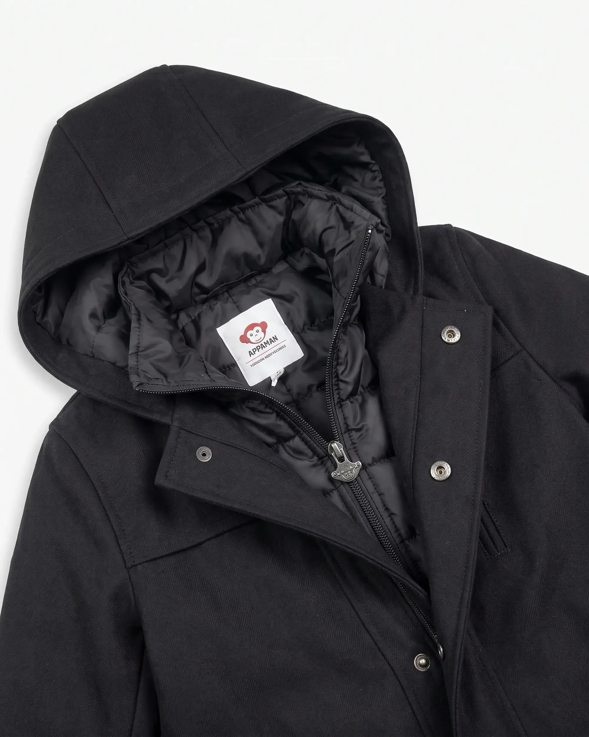Black Urban Gotham Coat — detail1