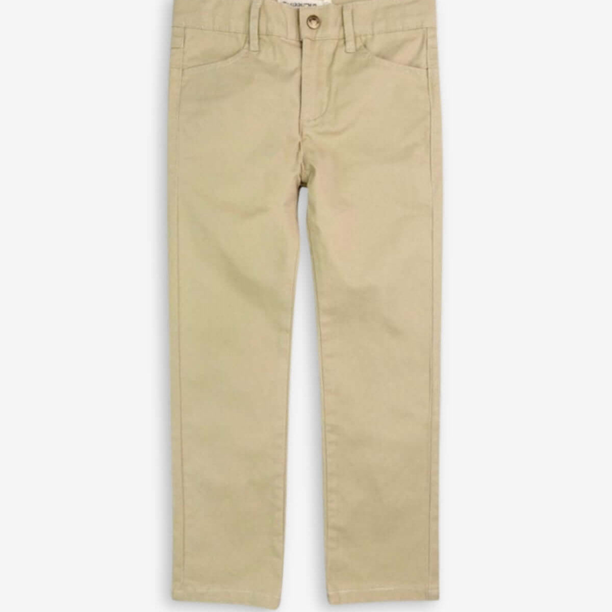 Boys Khaki Twill Pant main image 0