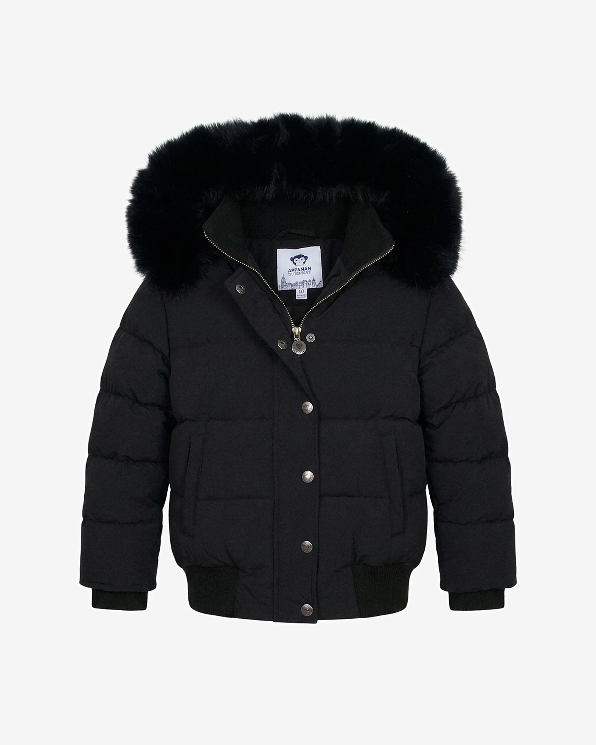 Kyla Puffer Coat | Black — front
