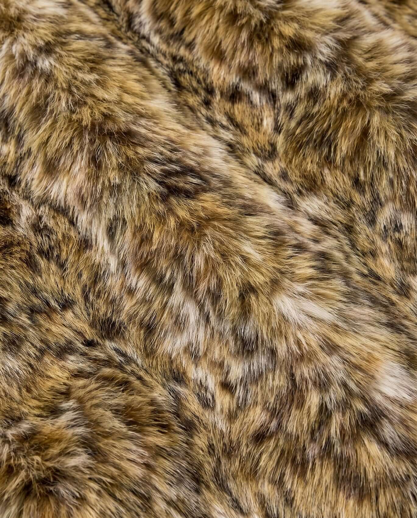 Close-up of brown fur texture