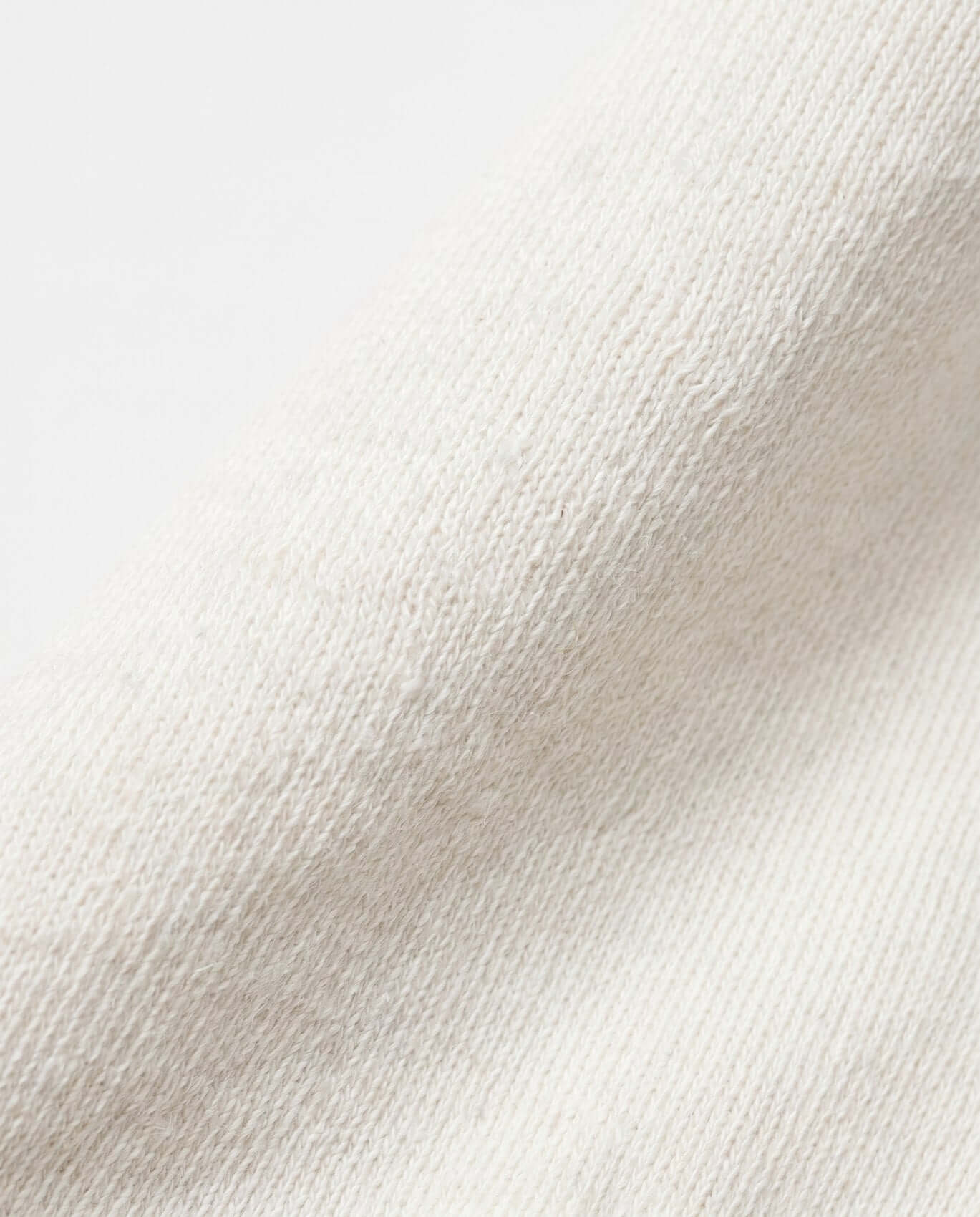 Close-up of textured white fabric