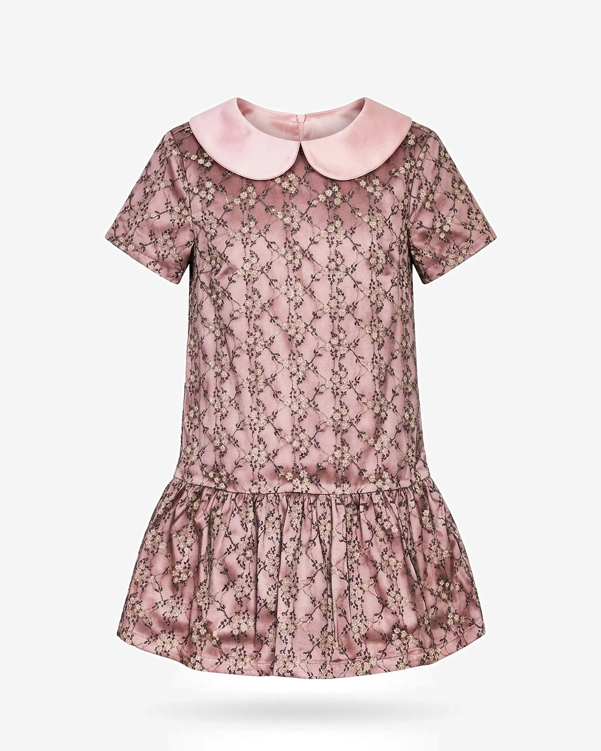 Black Lace Ava Dress — front