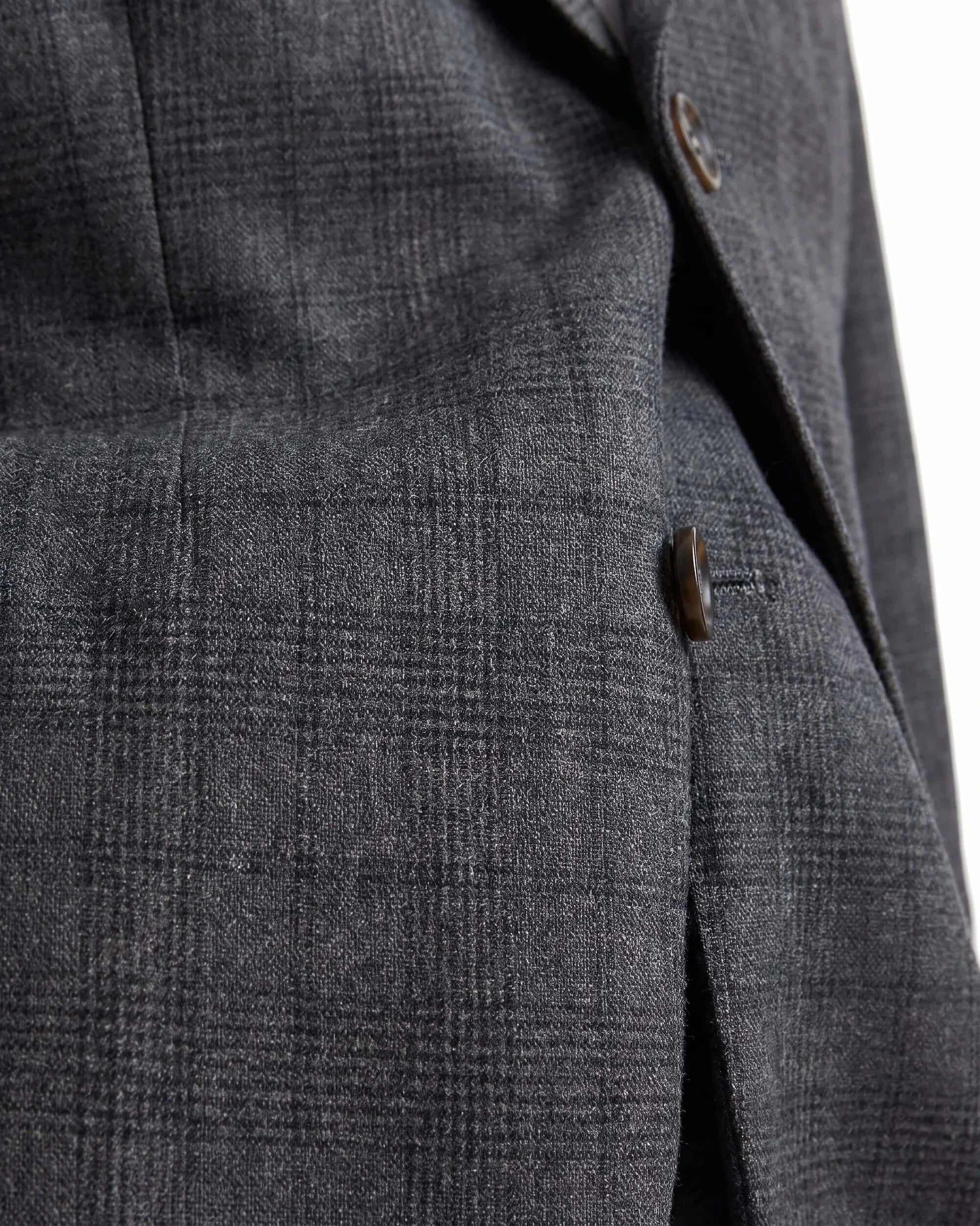 Gentleman's Plaid Stretchy Mod Suit — detail2