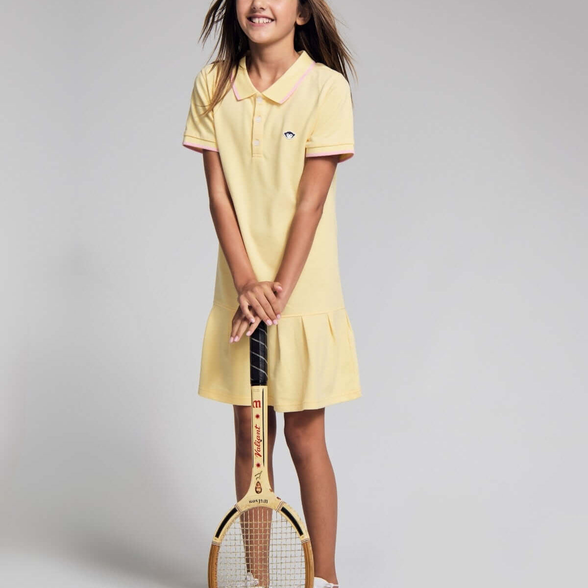 Buttercup Polo Pleated Dress Buttercup / 7 Buttercup Polo Pleated Dress Buttercup / 7