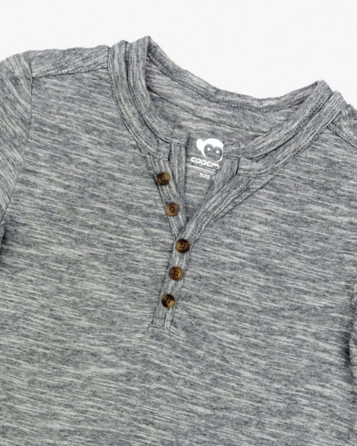 Greyscale Stripe Hilltop Henley