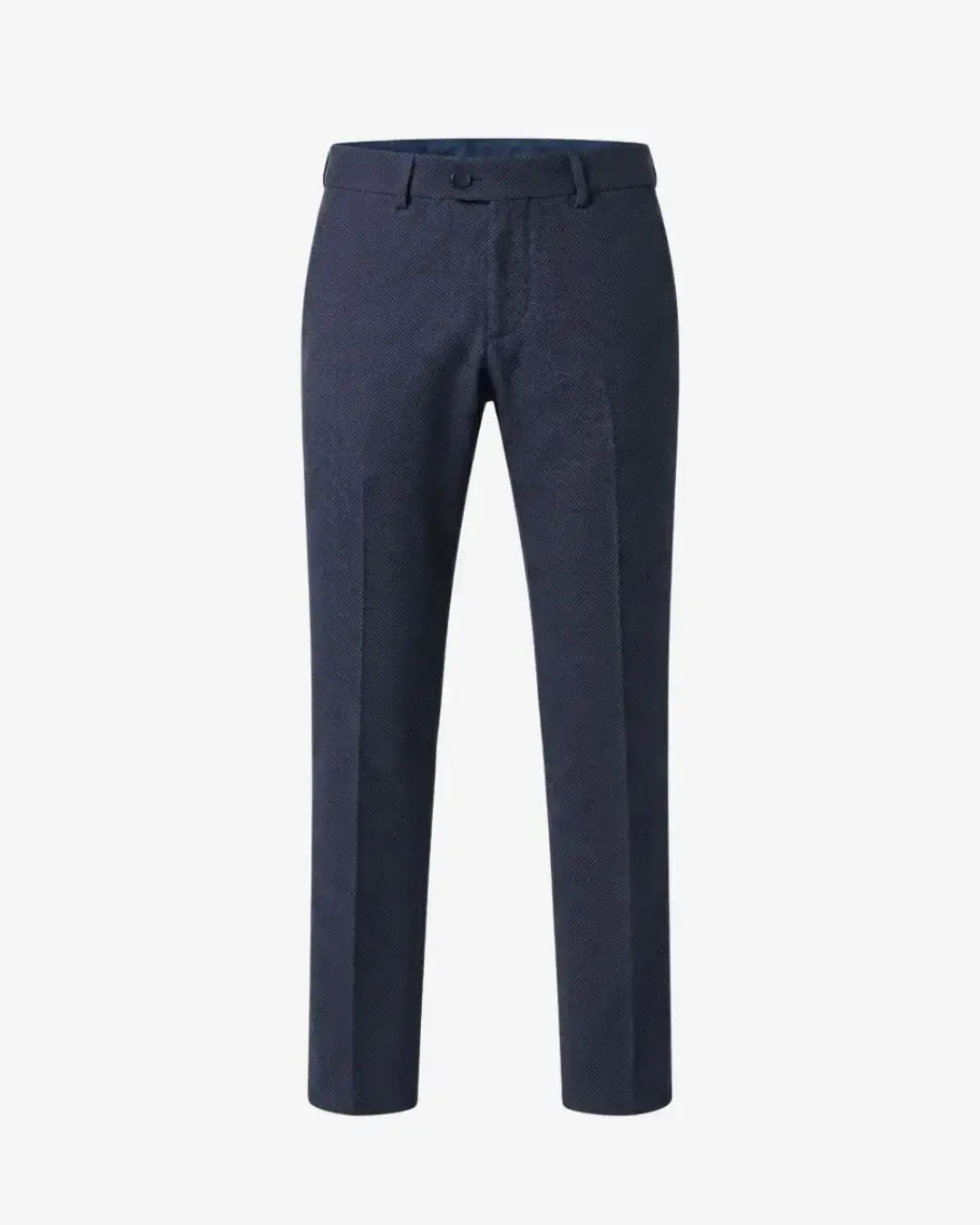 Black pants on a light gray background