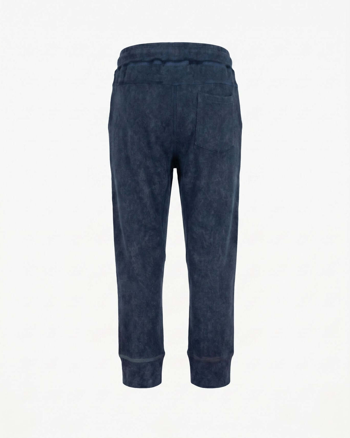 Dark Navy Sweat Set back view of soft cotton sweatpants designed for active kids with a cozy feel.