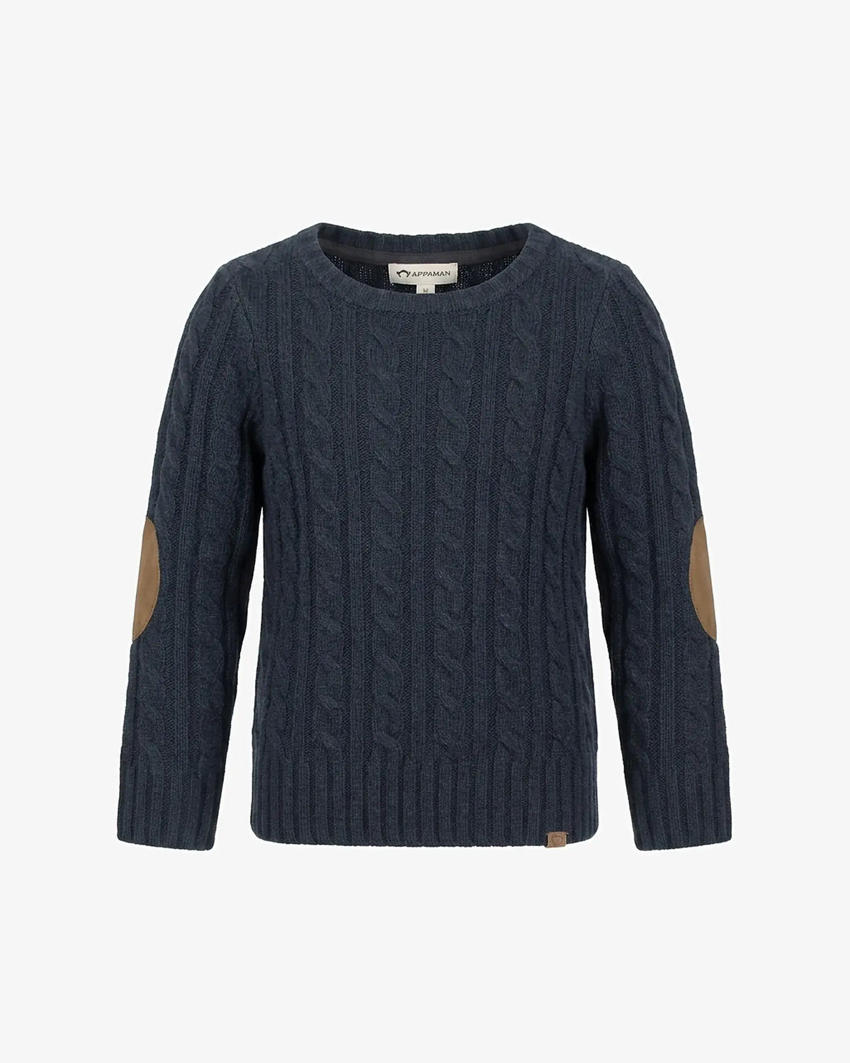 Navy Blue Fisherman Sweater — front