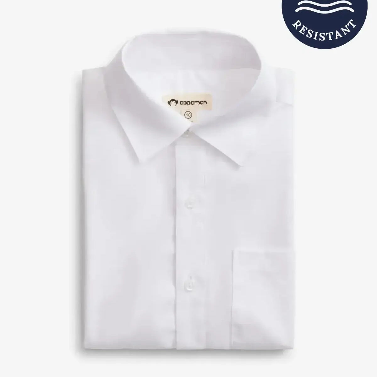 Premium White Standard Button Down Shirt Premium White / 4T