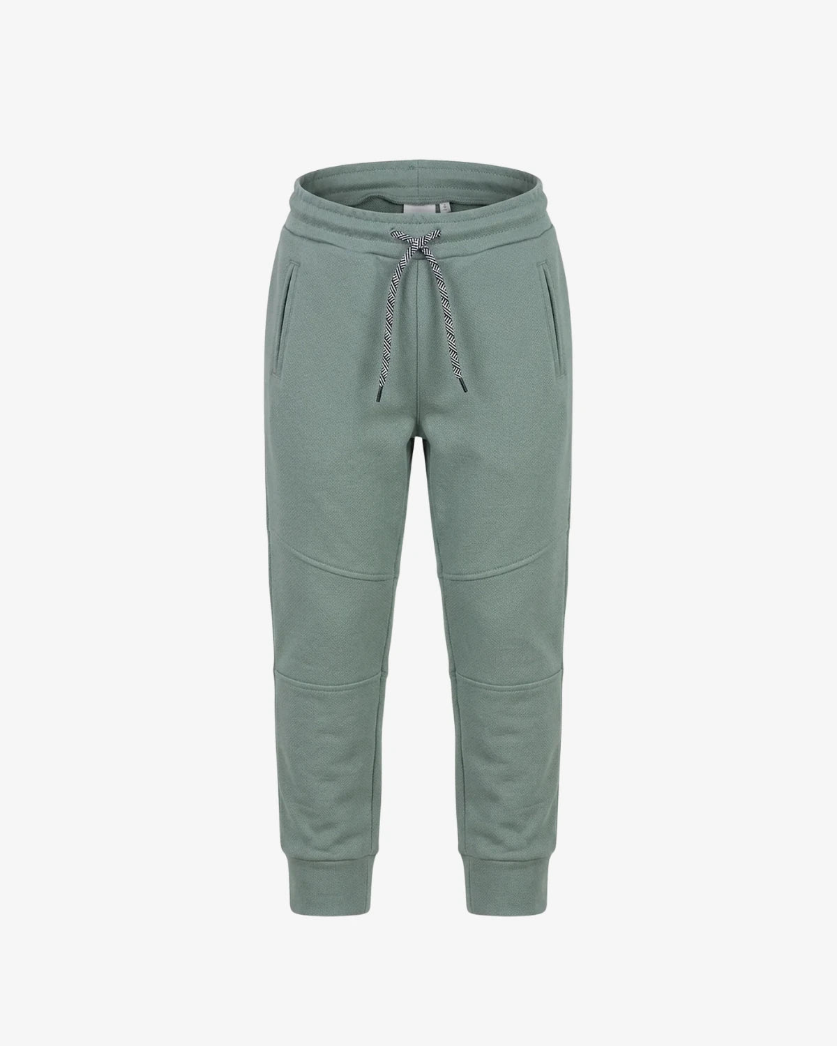 Appaman boys' fleece jogger sage, front view.