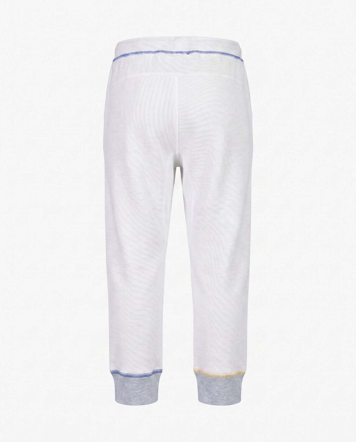 Back view of Heather Mist Sidewalk Sweatpants showcasing elastic waistband and ribbed cuffs.