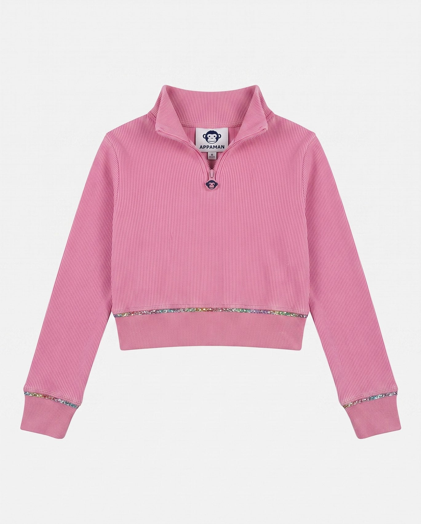 appaman-girls-kids-zip-hoodie-argyle-pink-burgundy-detail-03 — front (ghost-mannequin)