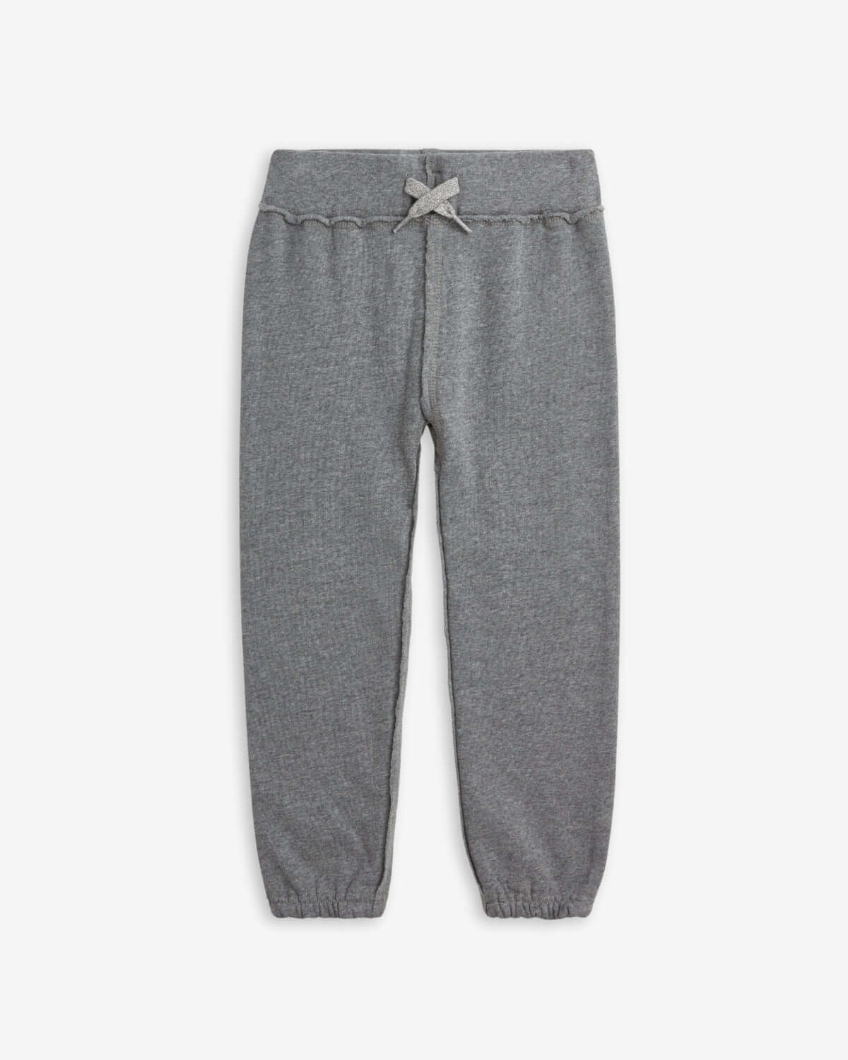 Heather Grey Gym Sweatpants featuring a soft cotton-blend fabric and drawstring waistband.