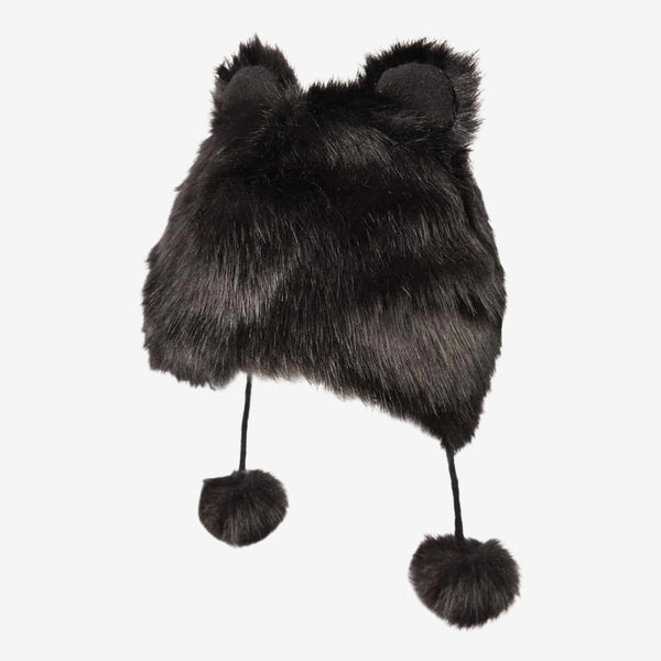 Appaman Best Quality Kids Clothing Accessories Fuzzy Hat | Black