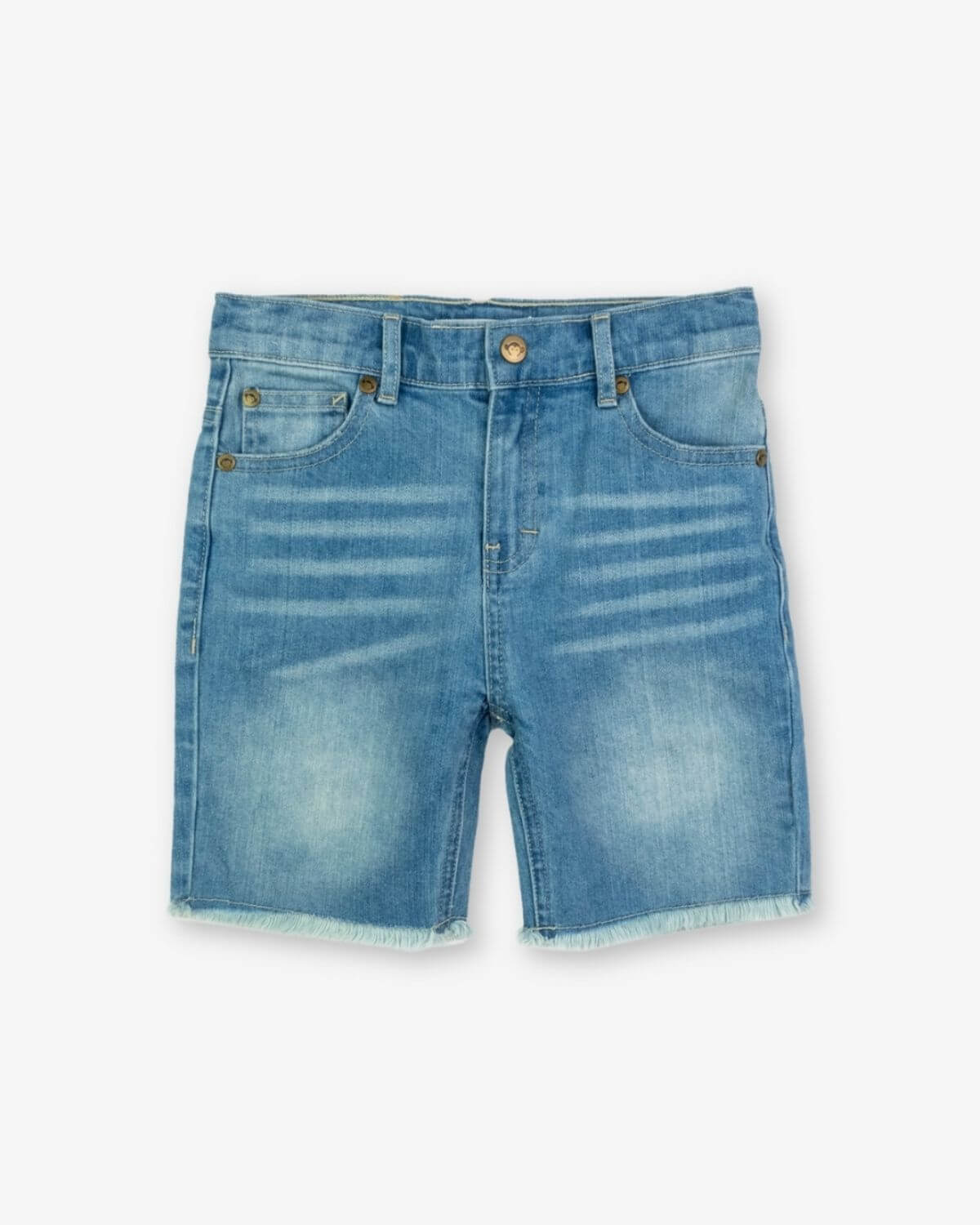 Light wash denim shorts for kids—stylish, durable, and easy to mix with any top. The ultimate back-to-school staple!