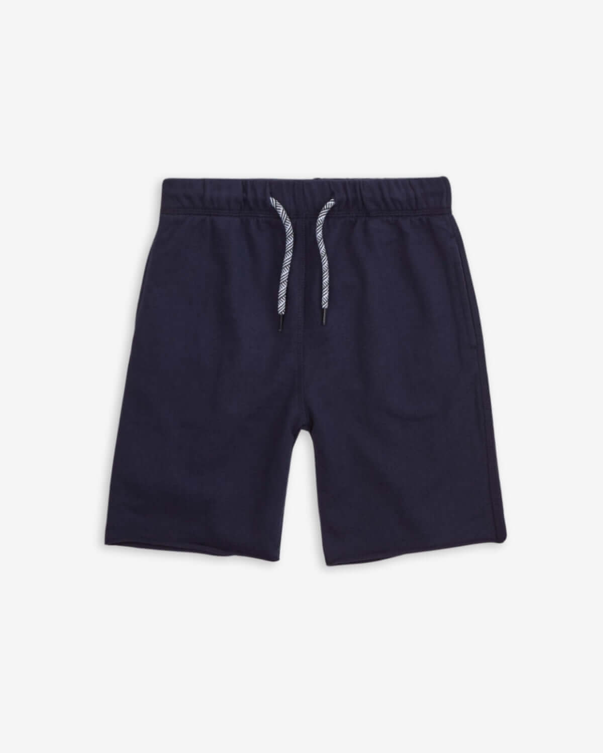 Navy blue camp shorts for kids, breathable and durable, perfect for adventures and stylish back-to-school outfits!