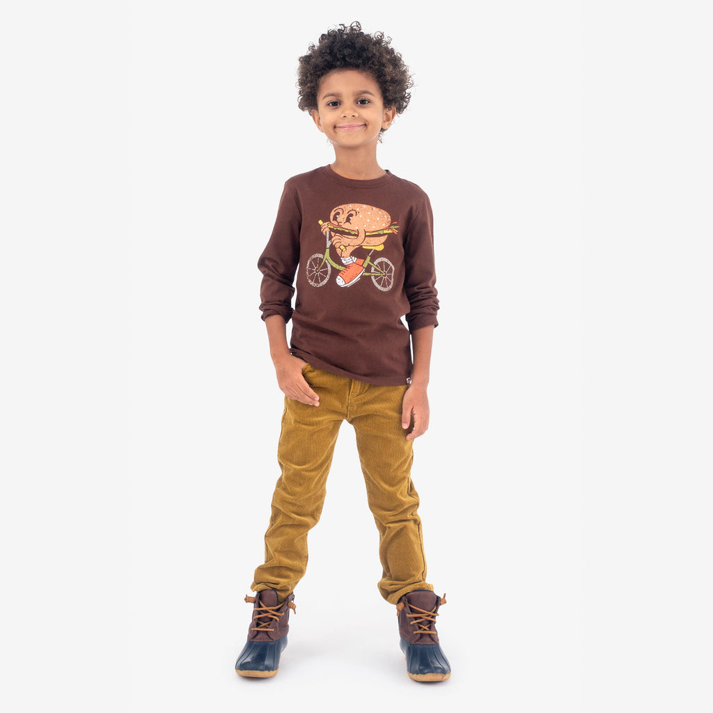 Appaman Best Quality Kids Clothing boys bottoms Skinny Cords | Wood Thrush