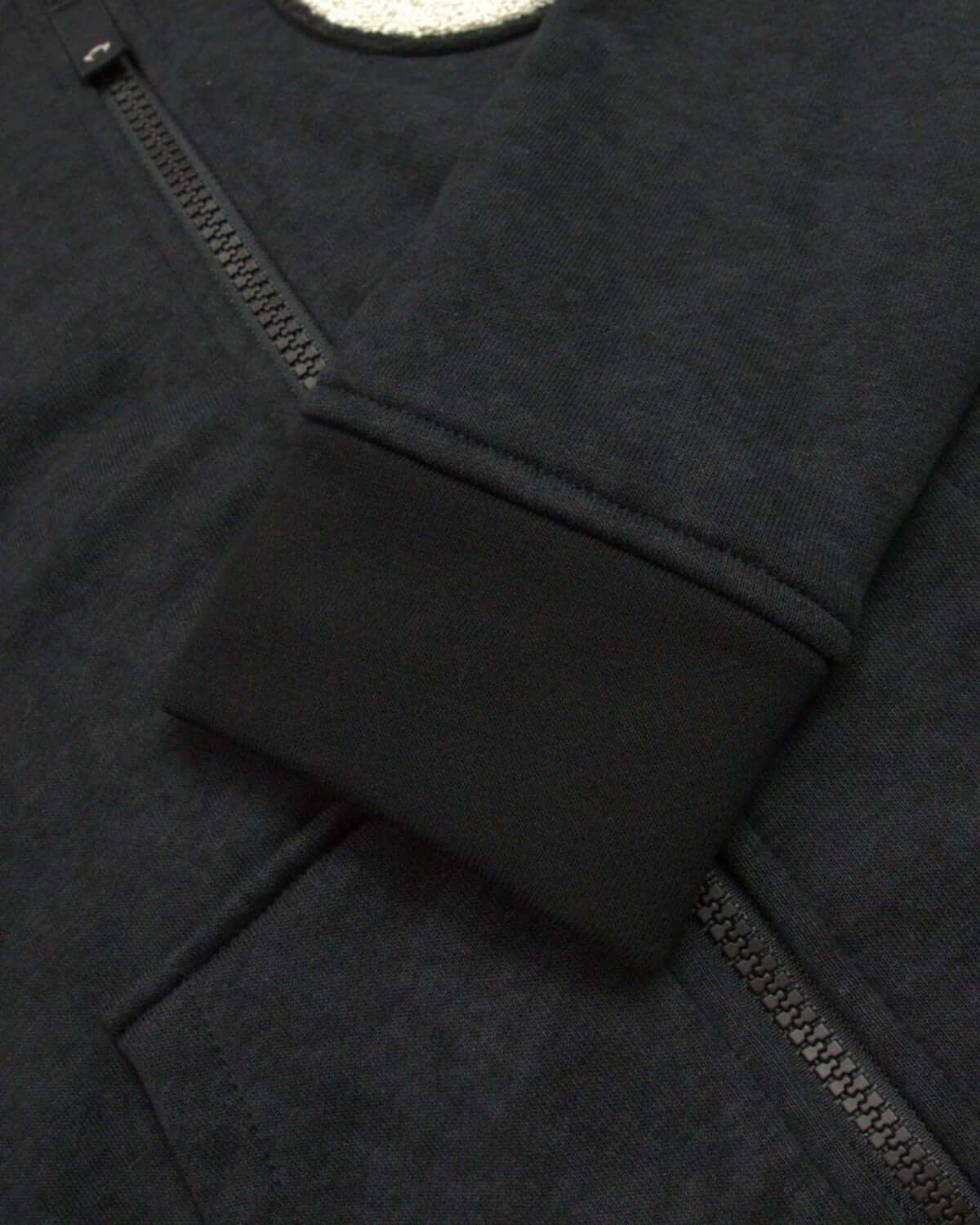 Stylish black Play Magic Zip Hoodie with QuickFree zipper, perfect for kids' adventurous playground fun.